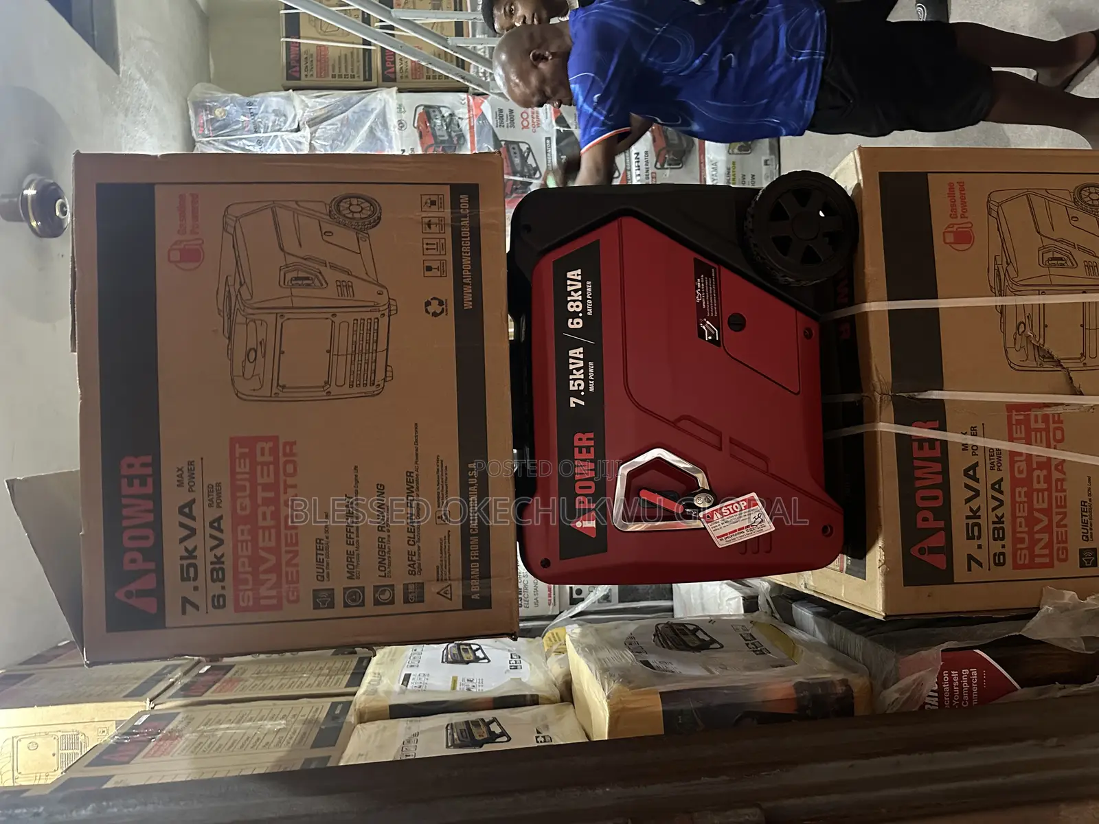 7.5kva Inverter Ipower Soundproof Generator Very Silent With Warranty