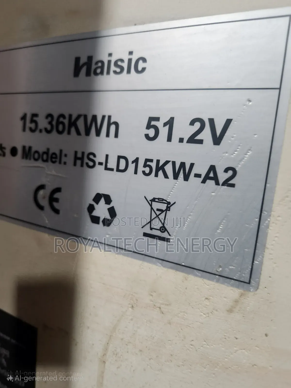 Haisic 15kwh 48v Lithium Phosphate Batteries