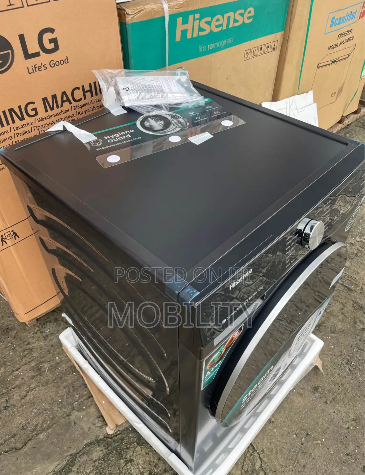 Hisense Brand New 12kg Durable Inverter Motor Front Load Washer