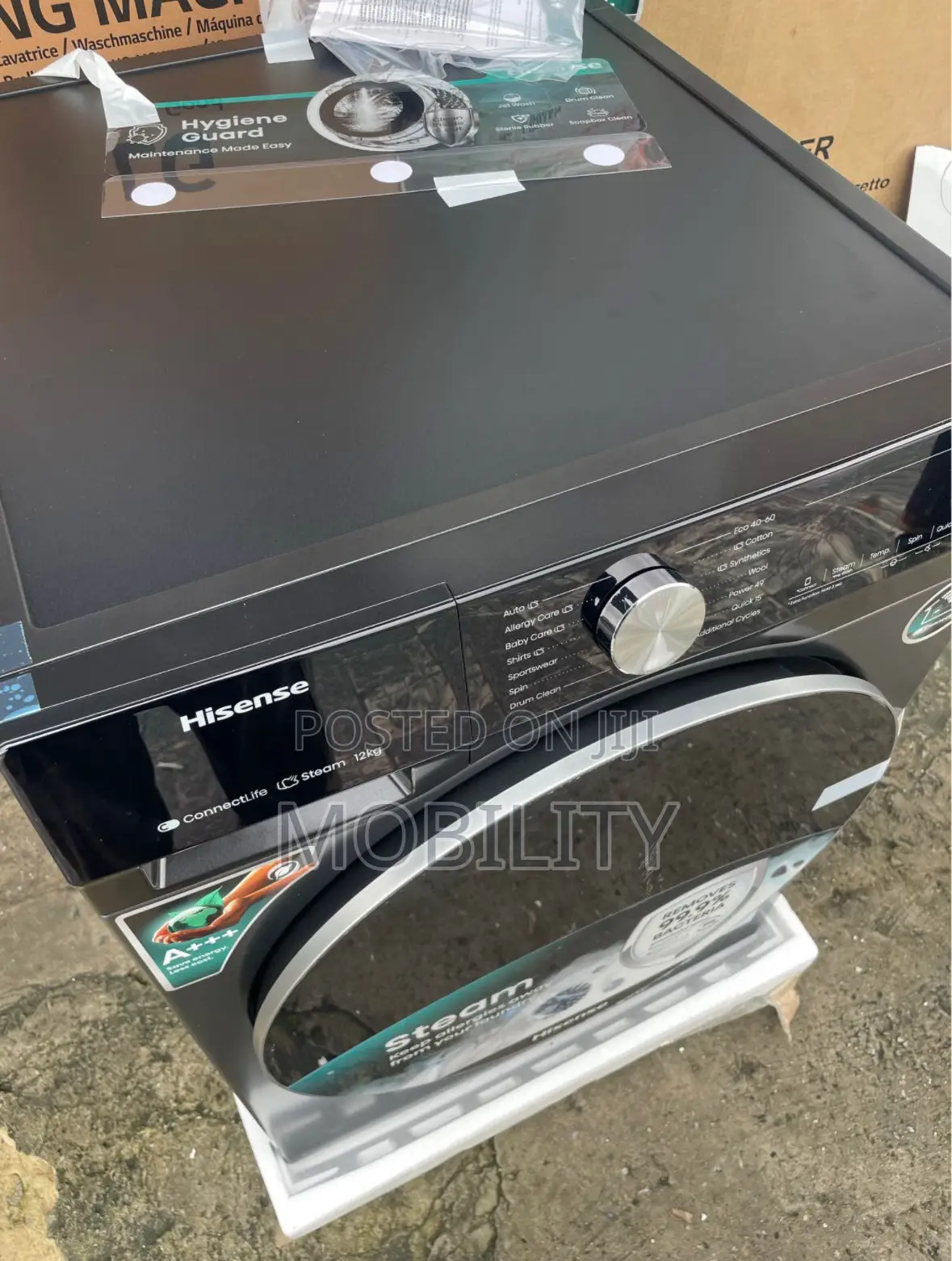 Hisense Brand New 12kg Durable Inverter Motor Front Load Washer
