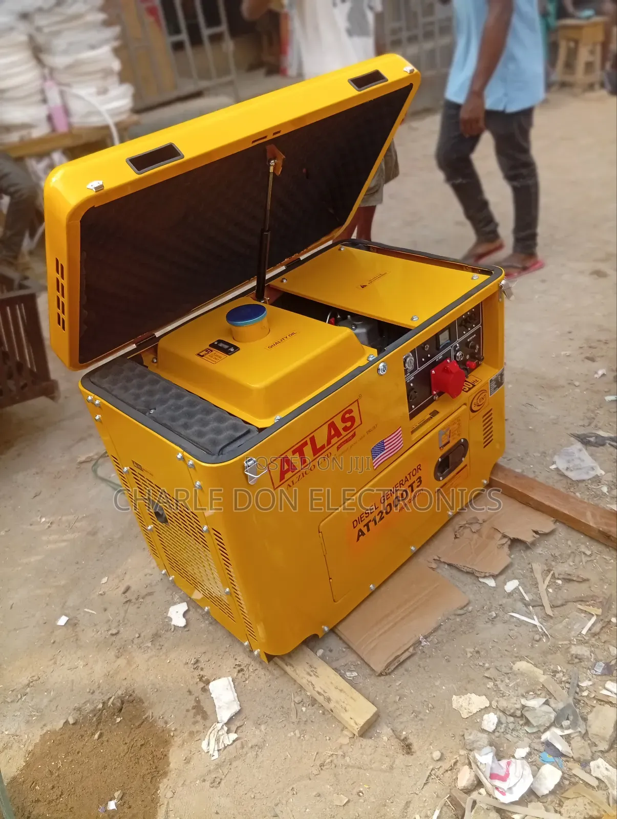 Original Atlas 10kva Disael Soundproof Generator