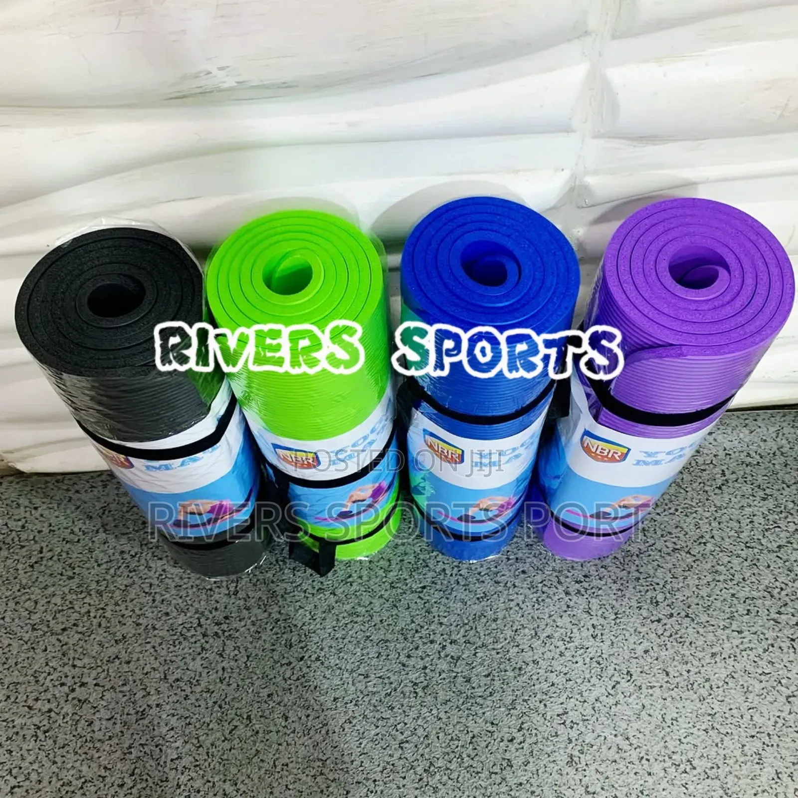 Natural Rubber Acupressure Non Slip Yoga Gym Mat