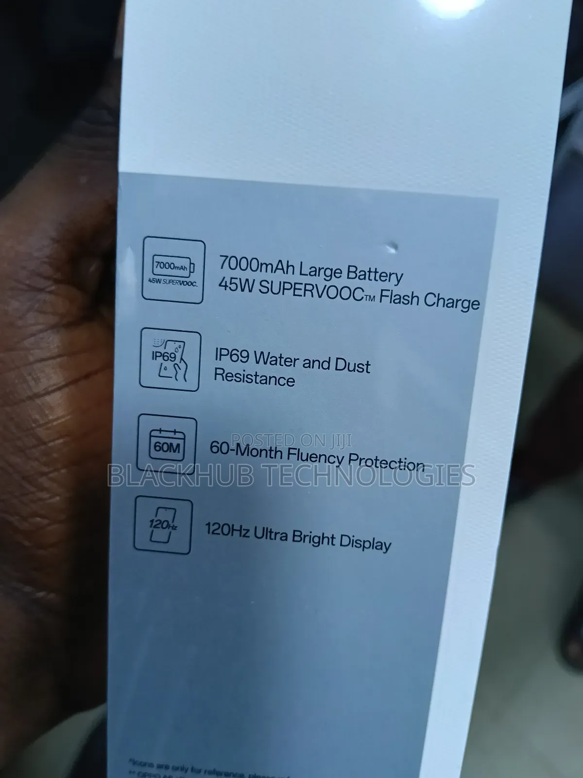 New Oppo A6 128 GB Black