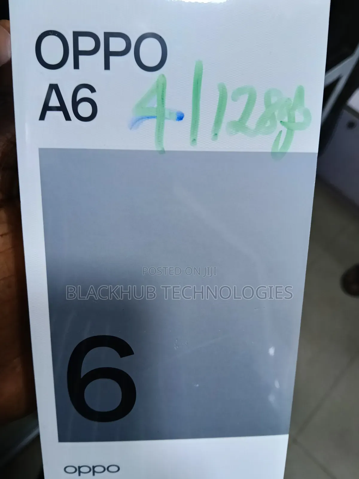 New Oppo A6 128 GB Black