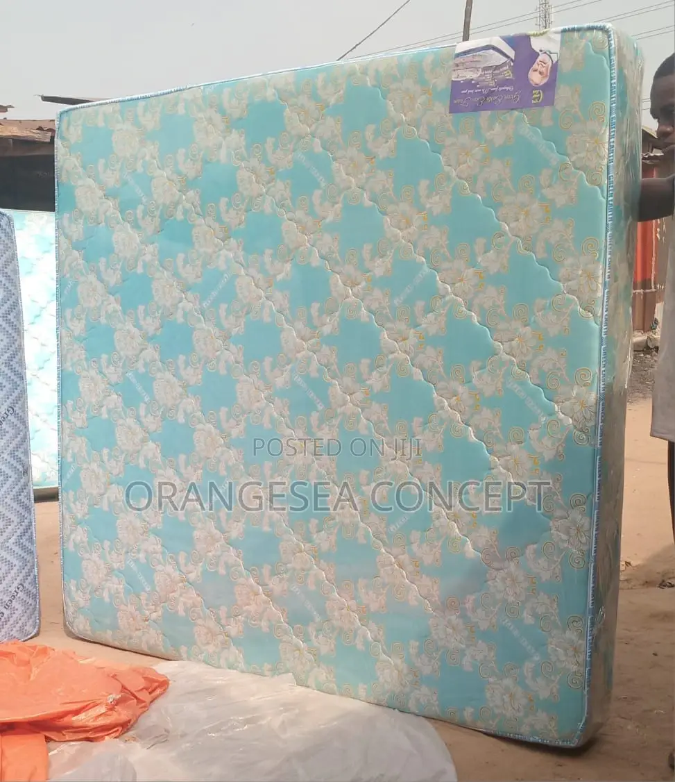 6 X 6 X 12 Semi Orthopaedic Mattress (Payment on Delivery Within Lagos