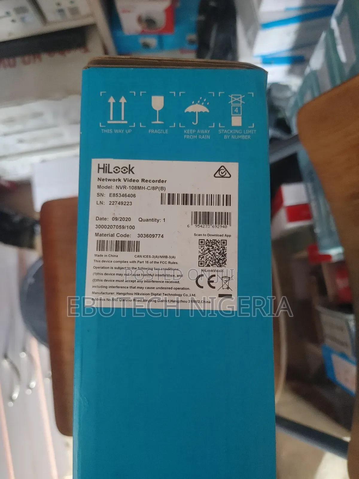 Hilook NVR-108mh-C/8p 8-Channel Nvr, 8 Poe, 1xhdd