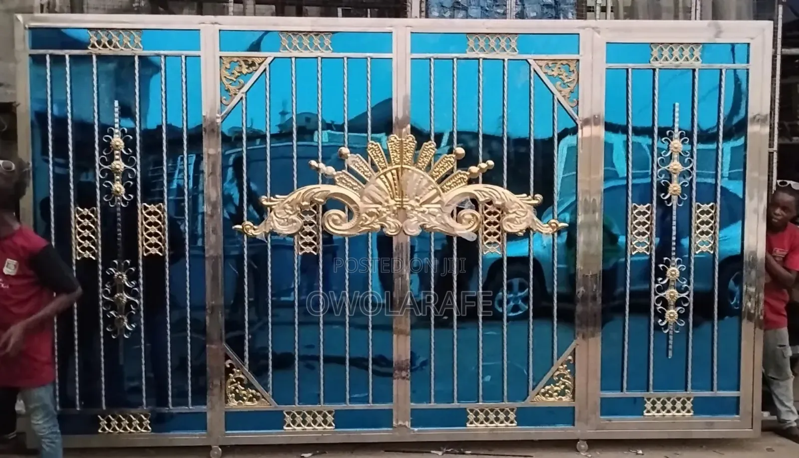 Harmony Cross Stainless Blue Gate