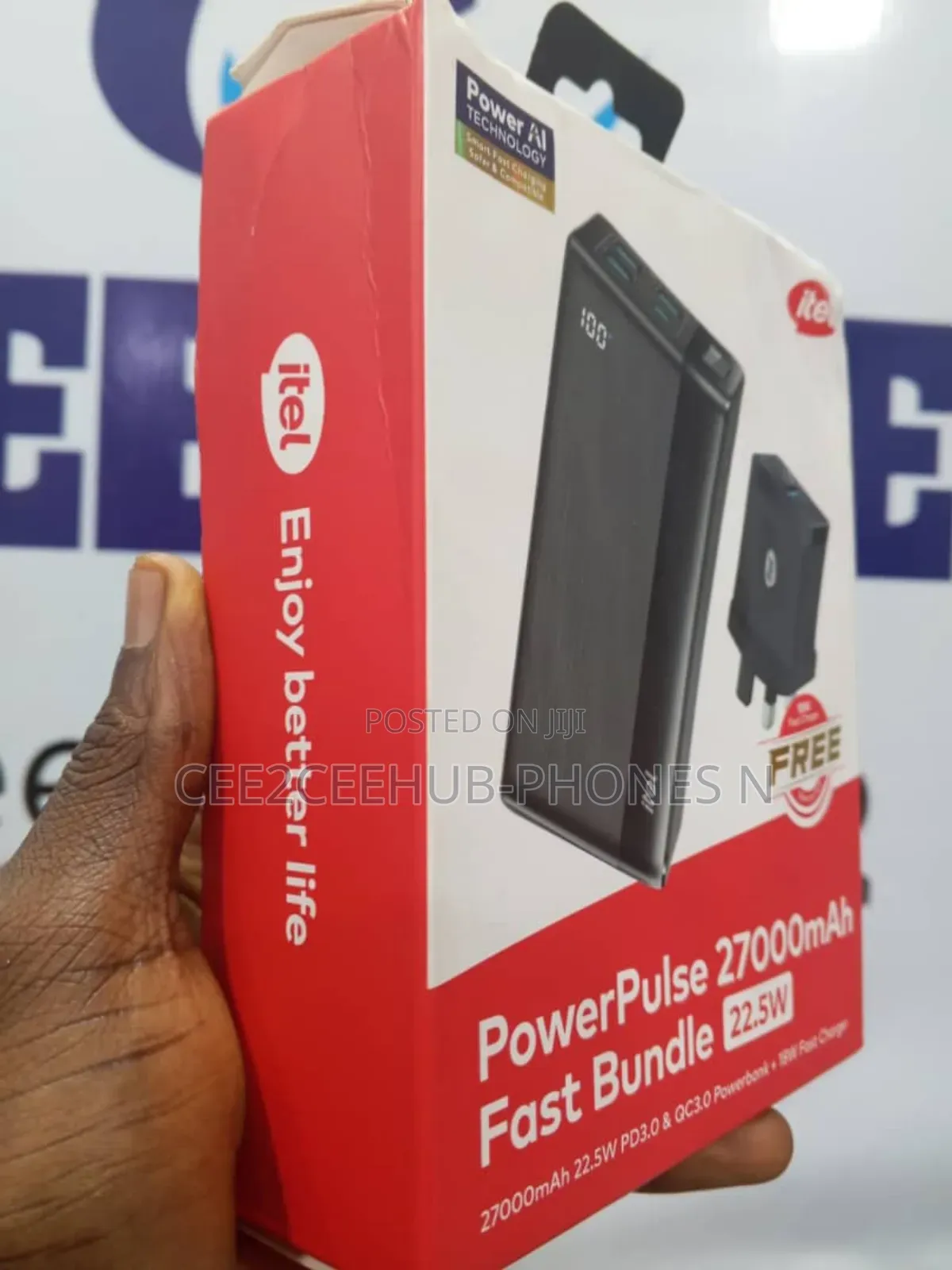 Itel 27,000mah Powerplus 22.5watts Fast Charge Powerbank