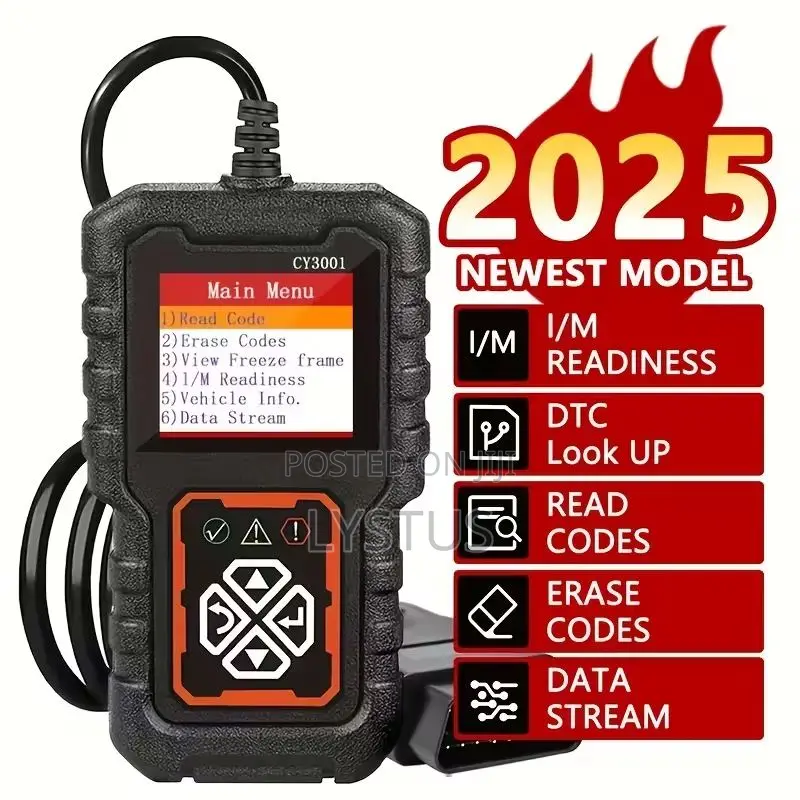 Obd2 Cy3001 Code Reader, Car Engine Diagnostic Scan Tool