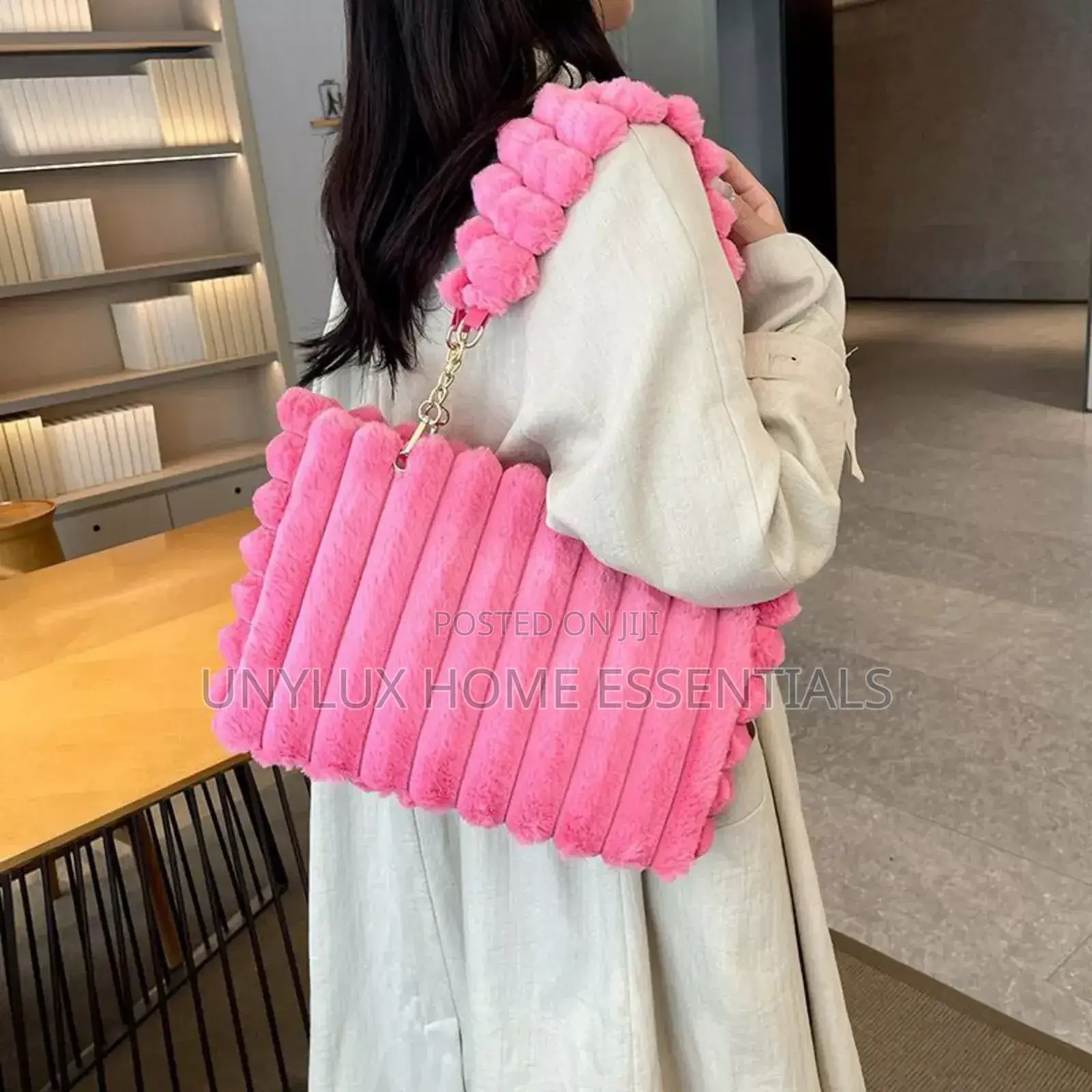 Fashion Plush Tote Bag