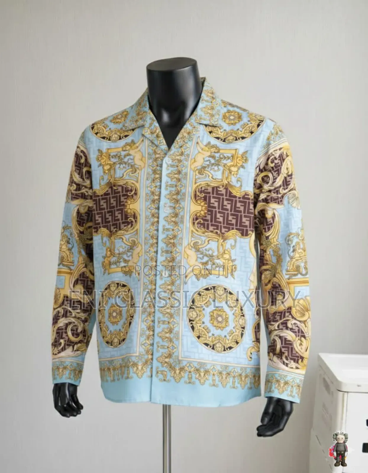 High Quality Luxury Men's Fendi Shirt Well Banded Package