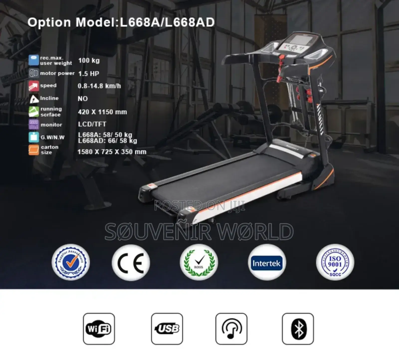 Used Electric Treadmill – Very Clean
