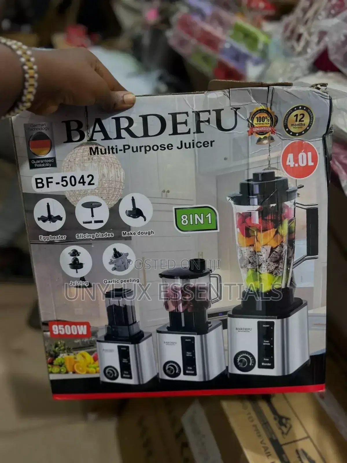 8 In1 Bardefu Blender /Juicer