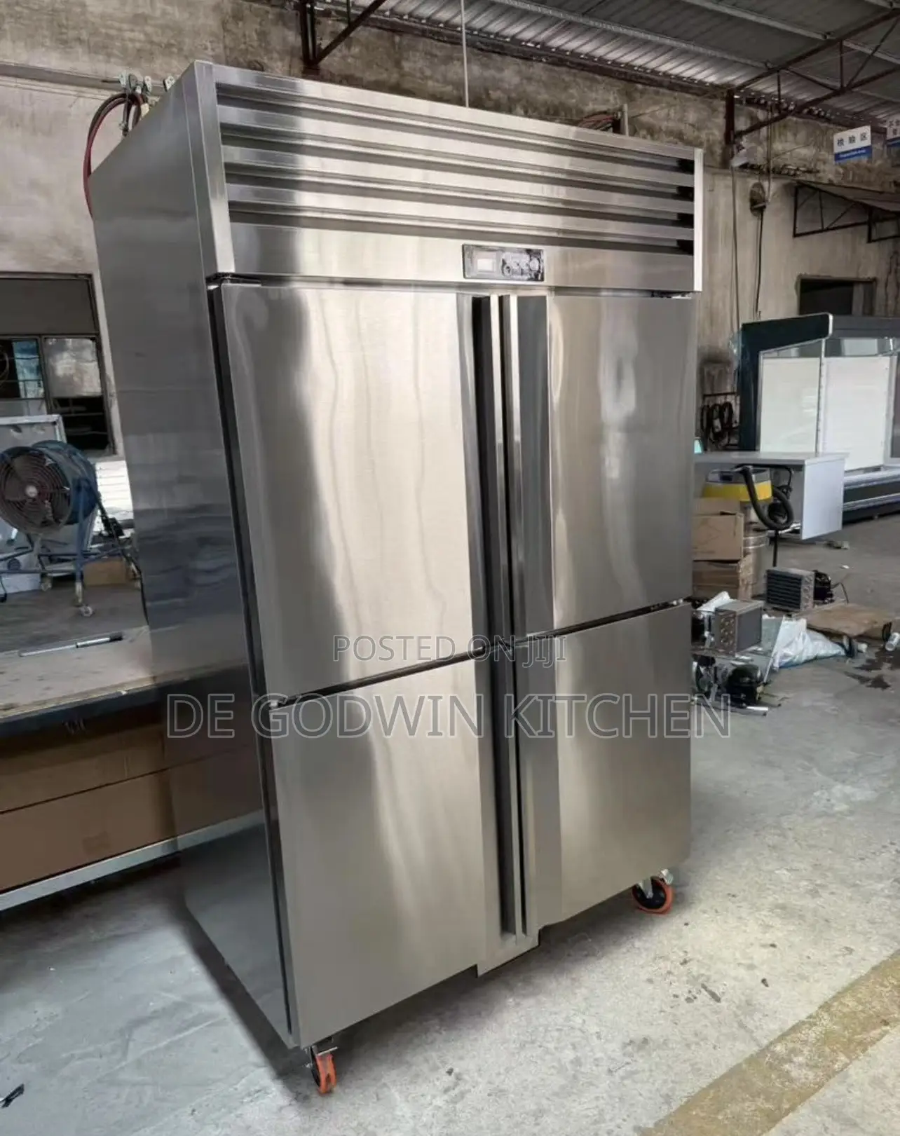 4 Doors Stainless Steel Fridge And Freezer