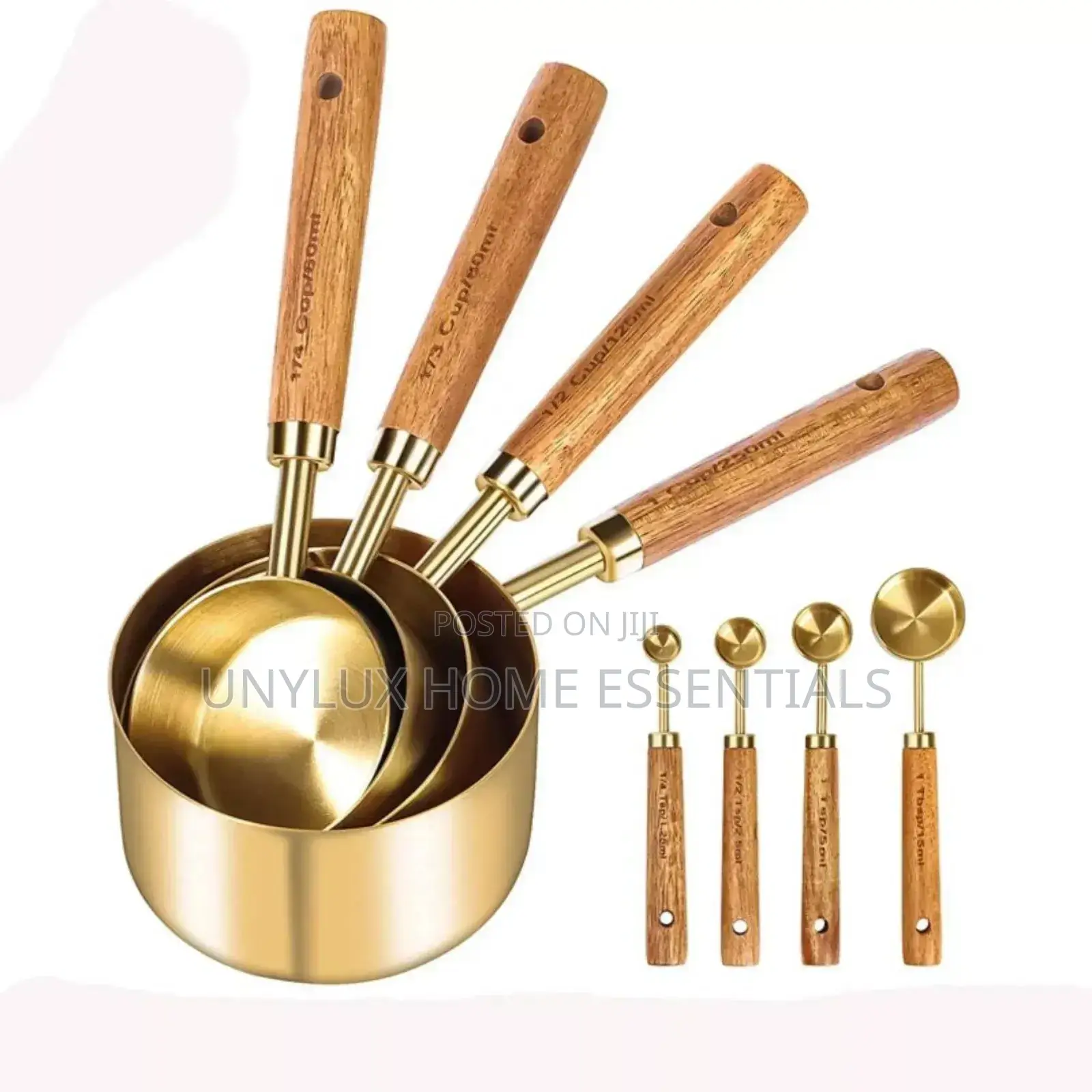 Gold Measuring Spoon Set