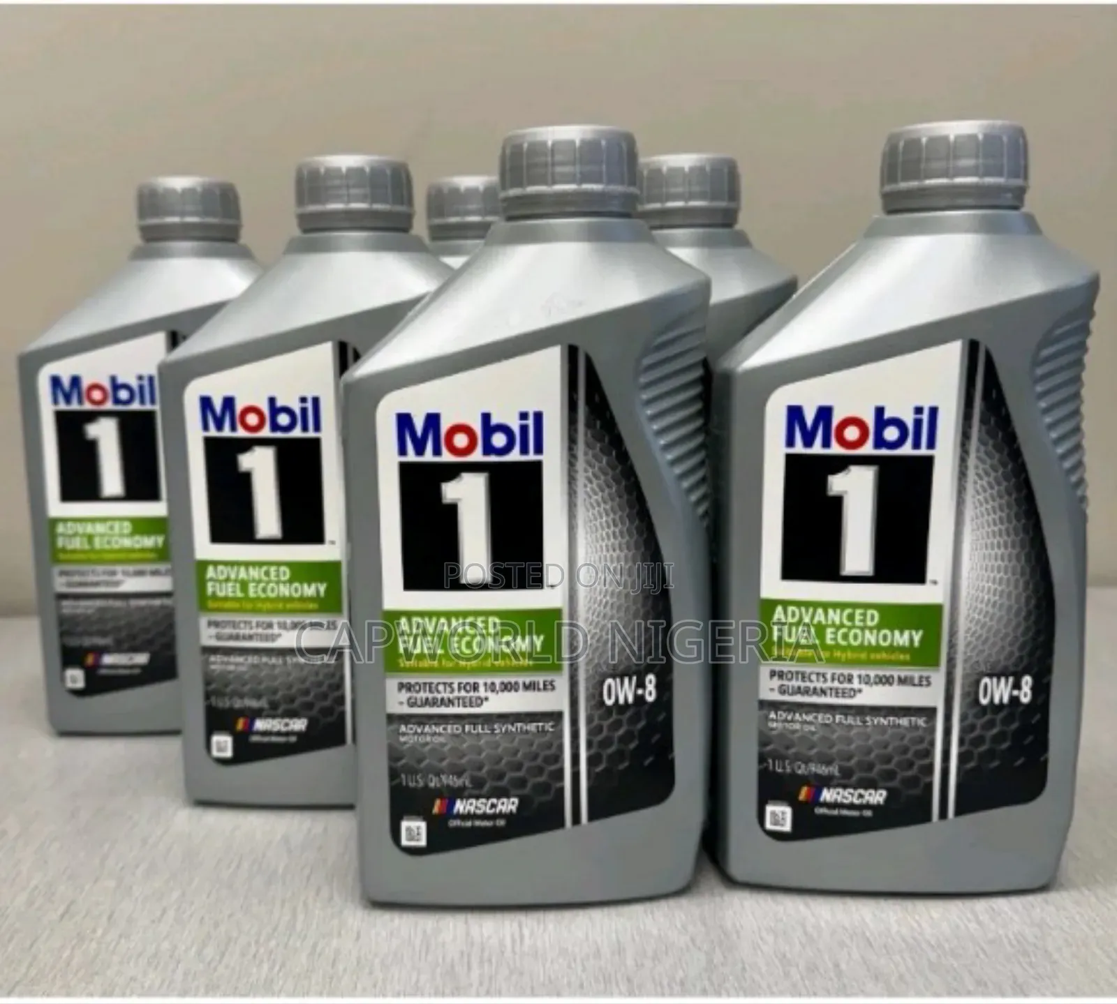 Mobil 1 0w-8 Advanced Fuel Economy Full Synthetic Motor Oil(Pack of 6)