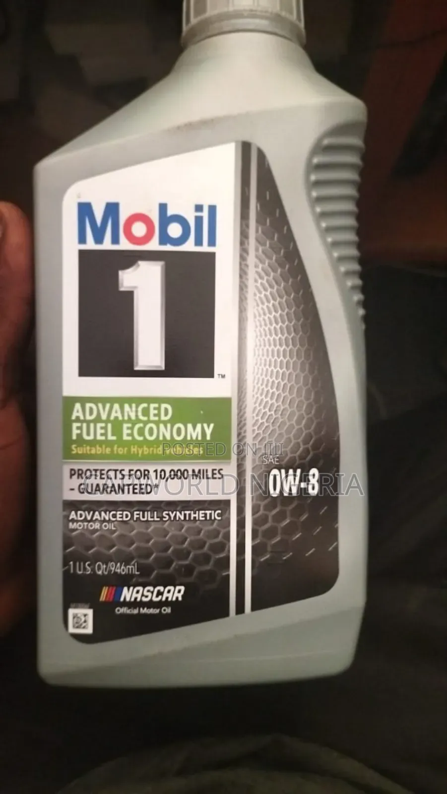 Mobil 1 0w-8 Advanced Fuel Economy Full Synthetic Motor Oil(Pack of 6)