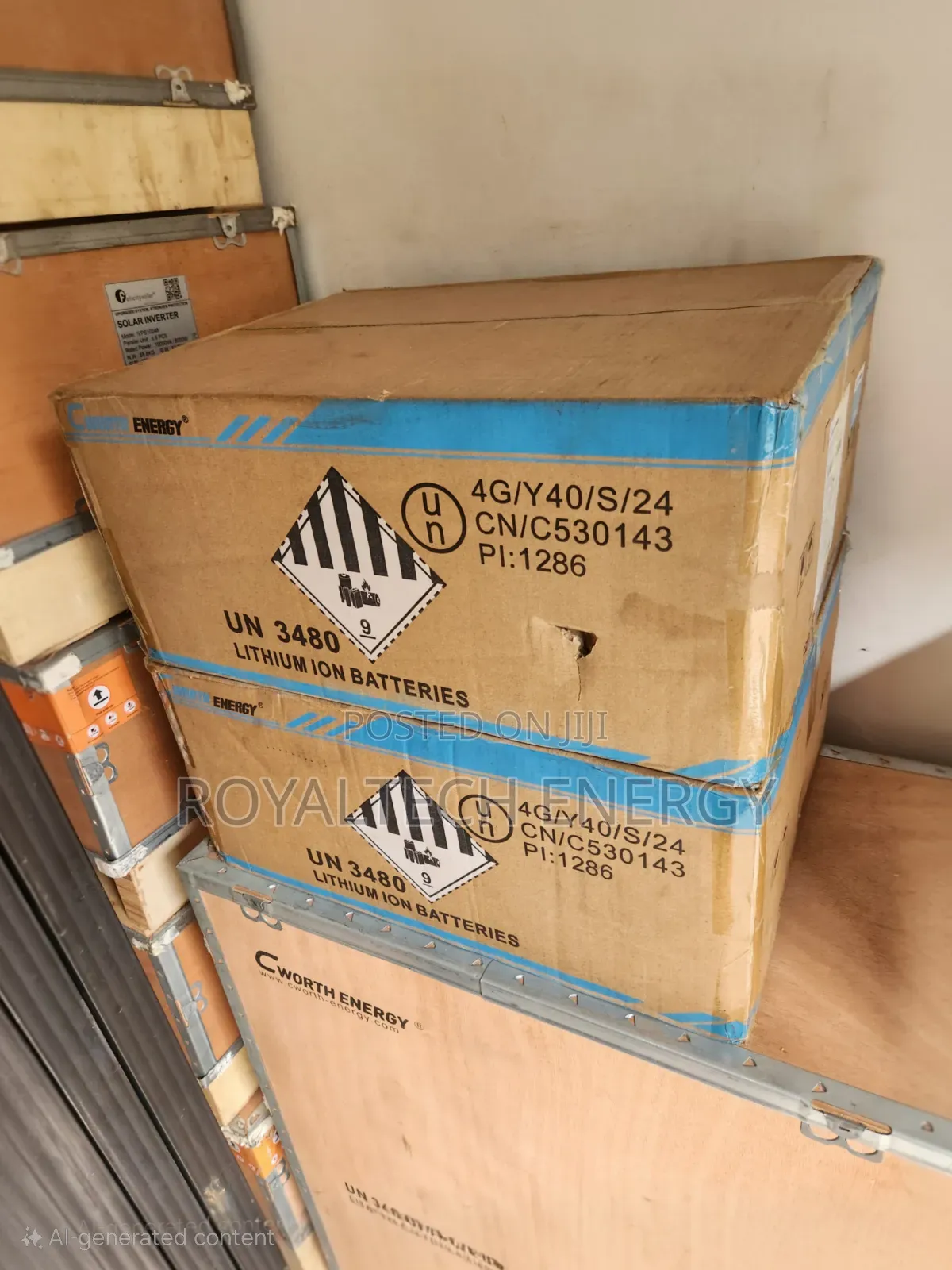 2.5kwh 24v Cworth Lithium Batteries