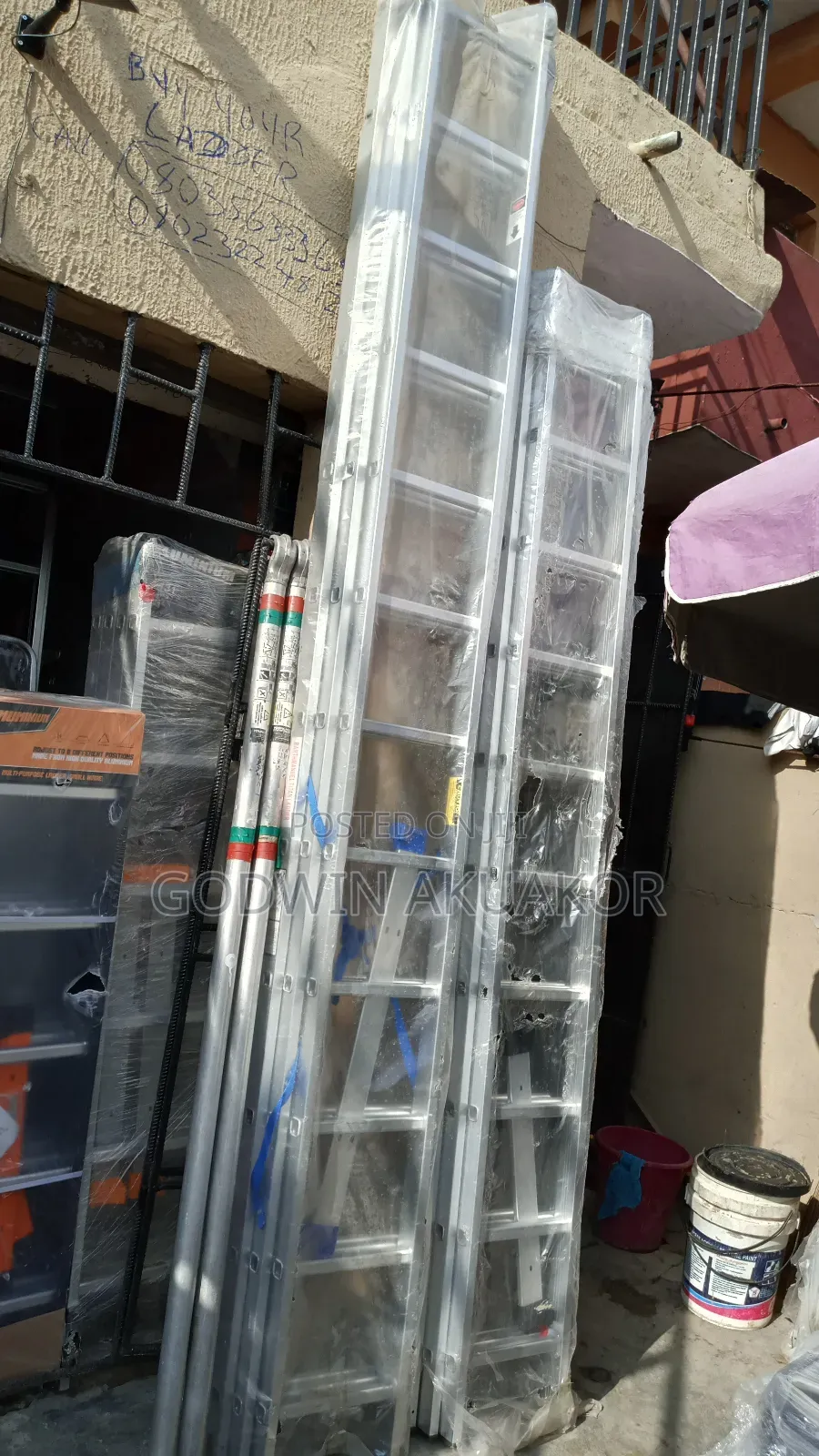 20x3 Heavy Duty Aluminium Ladder
