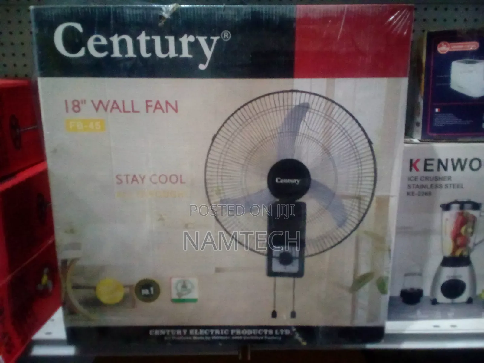 Century 18"" Wall Ac Fan