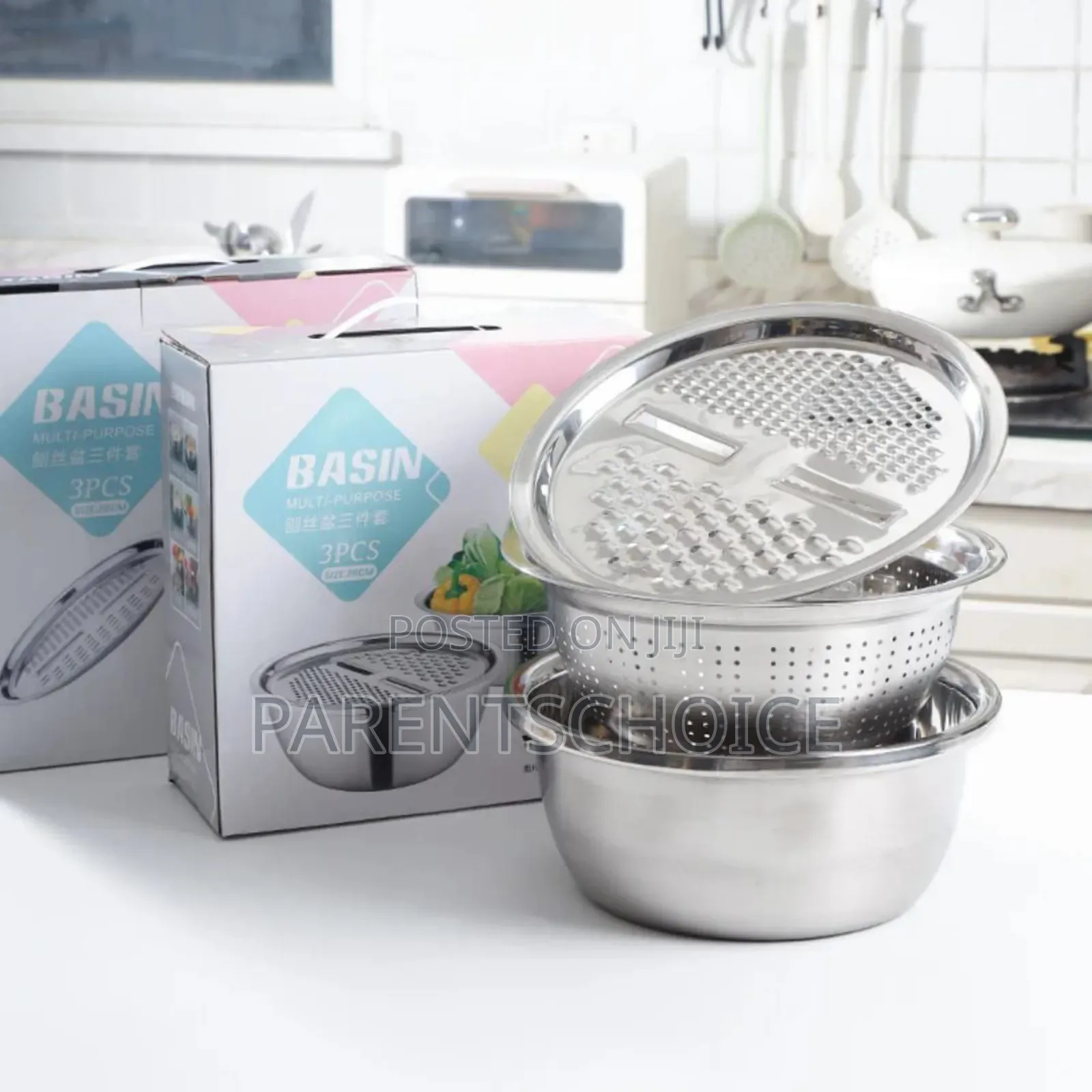 3 in 1 Multifunctional Quality Stainless Steel Vegetable Slicer Grater
