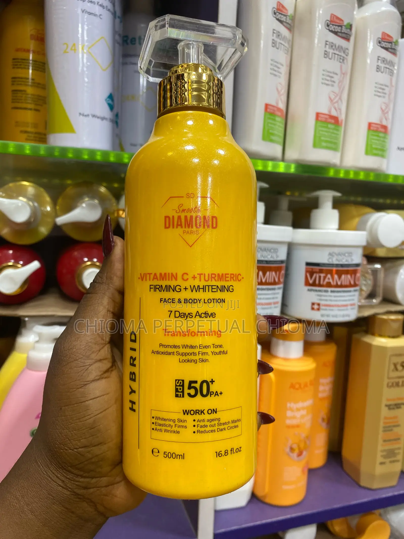 Smooth Diamond Vitamin C and Tumeric Lotion