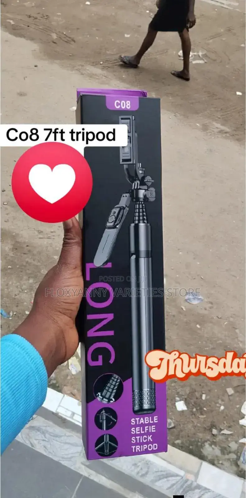 Long C08 Stable Selfie Tripod