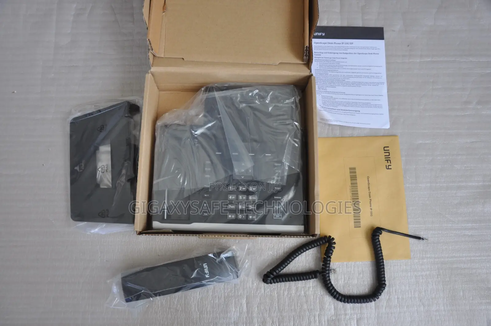 Unify Ip55g Openscape Black Desk Phone L30250-F600-C281 Voip