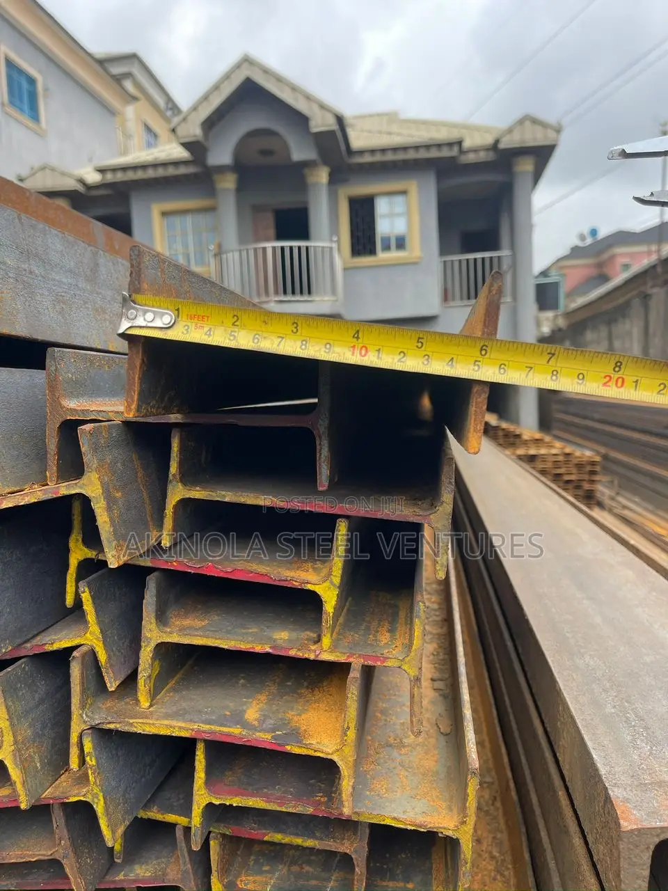 150 by 75 Ipe Carbon Steel H-Beam by 40ft Long