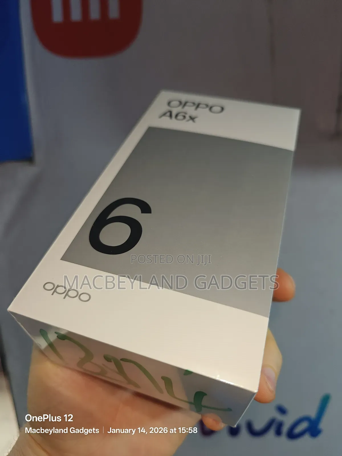New Oppo A6x 128 GB Blue