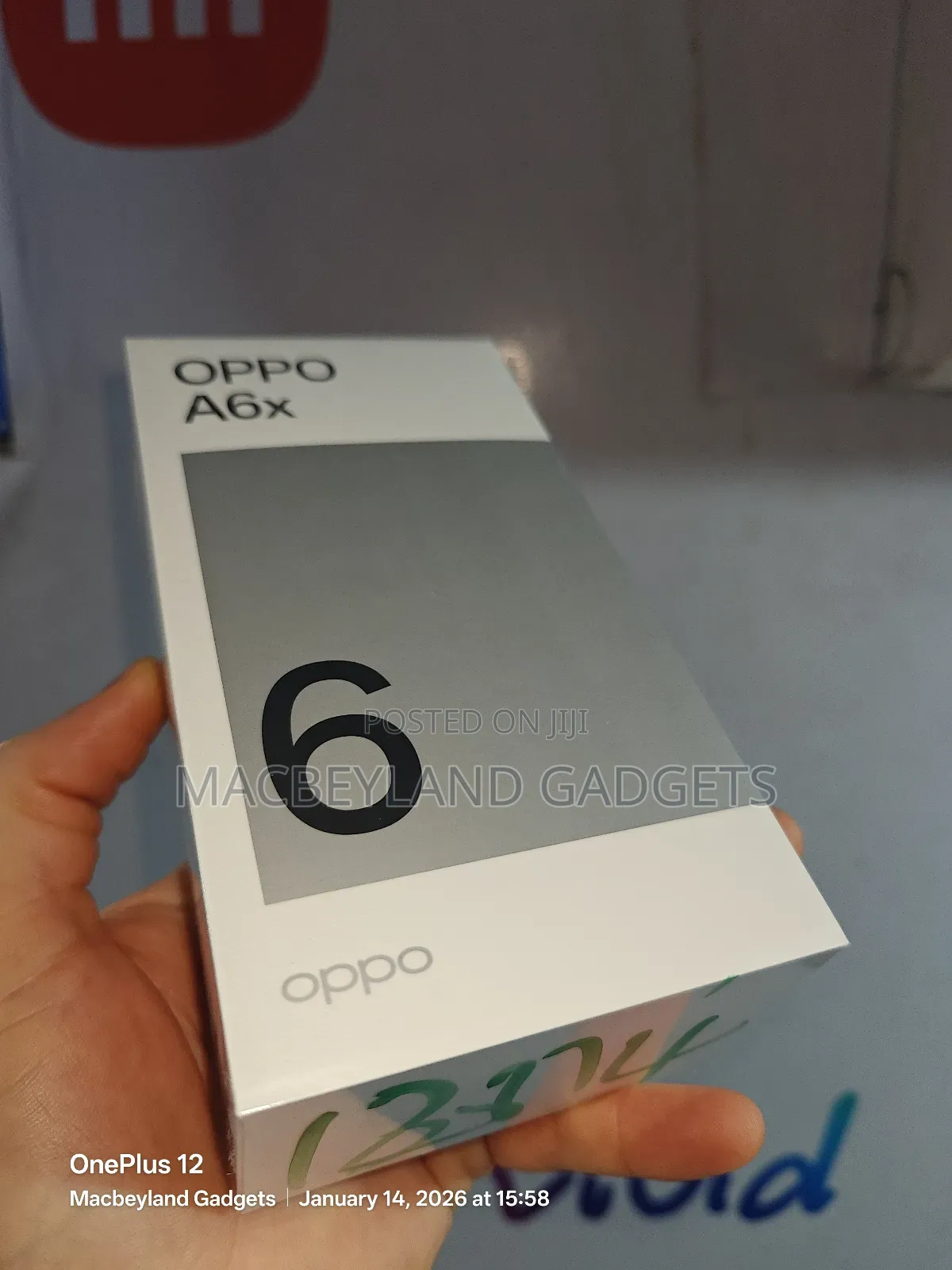 New Oppo A6x 128 GB Blue
