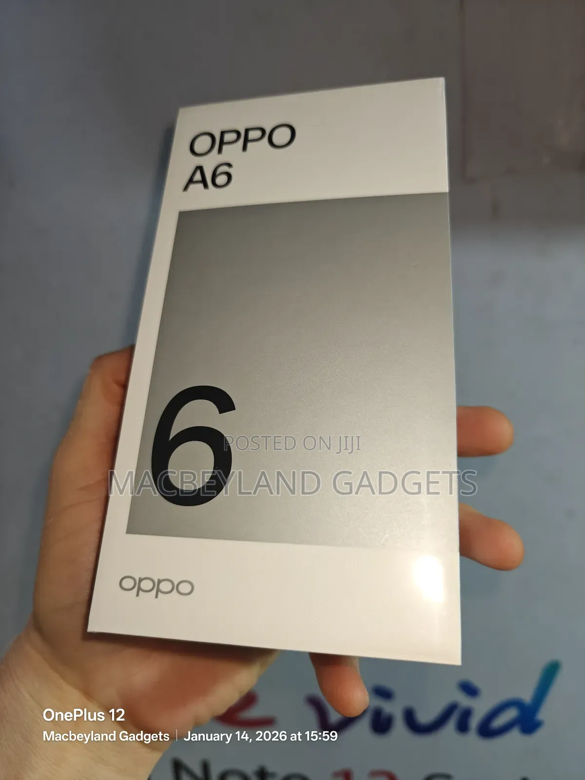 New Oppo A6 256 GB Blue