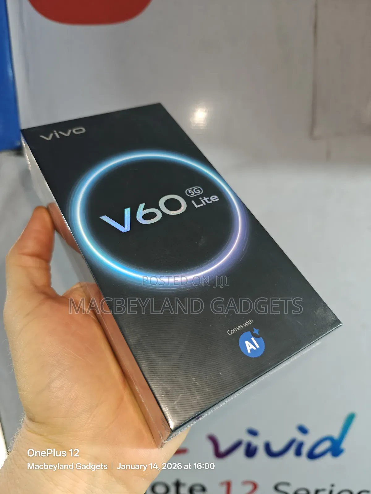 New Vivo V60 256 GB Black