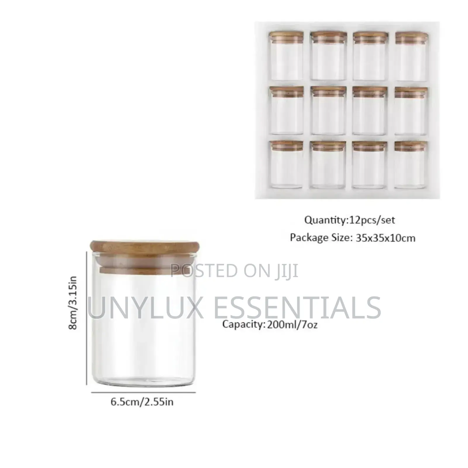 12pcs 200ml Cannister Set