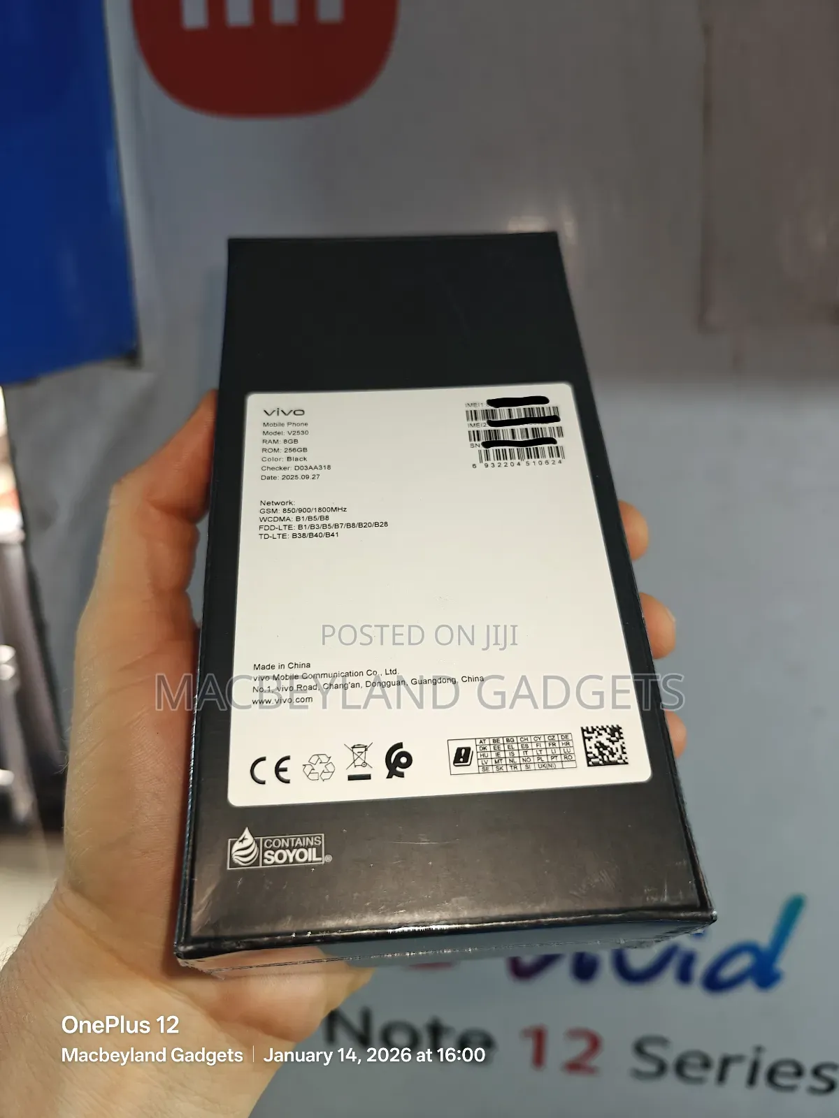New Vivo V60 256 GB Black