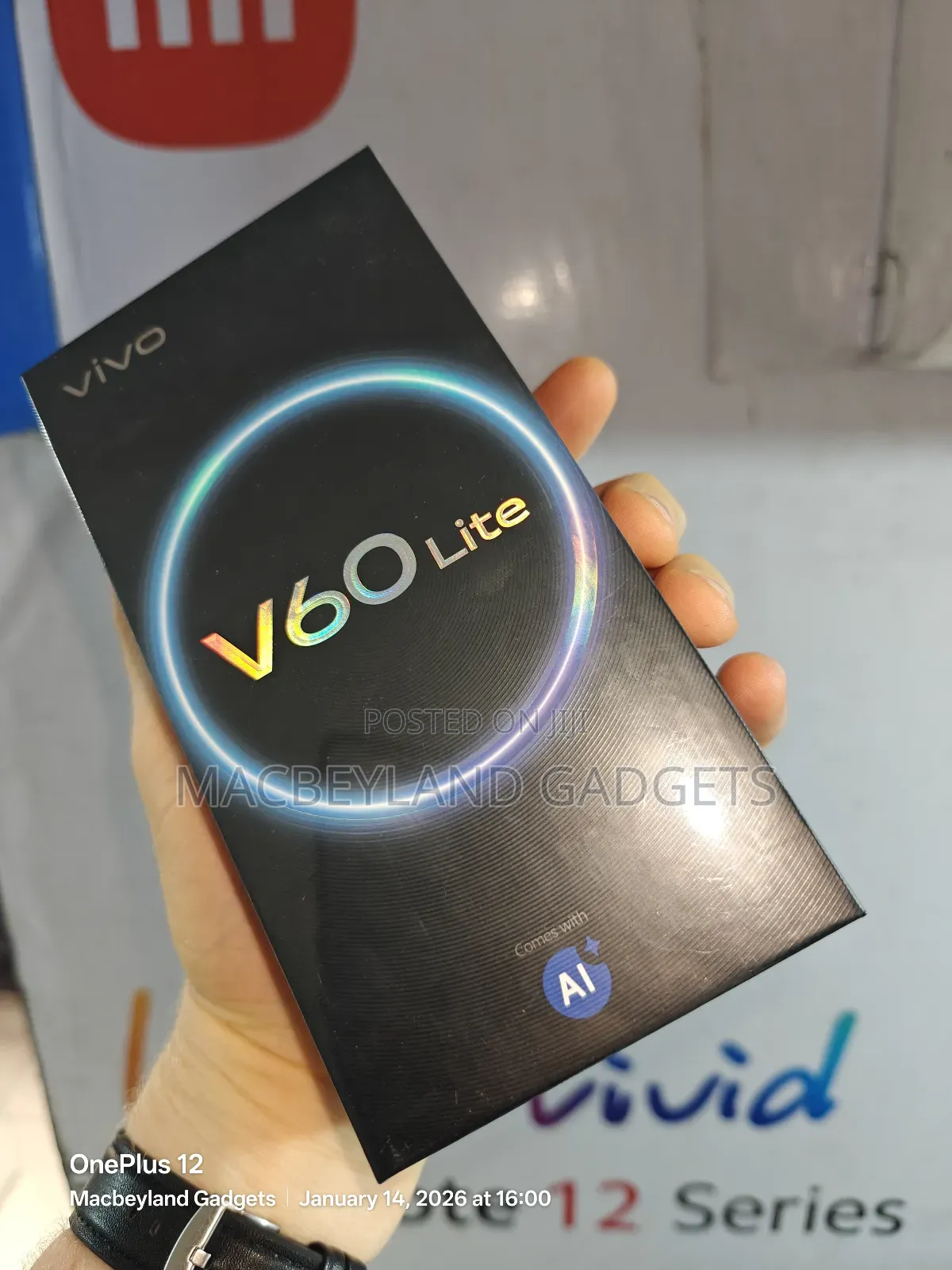 New Vivo V60 256 GB Black
