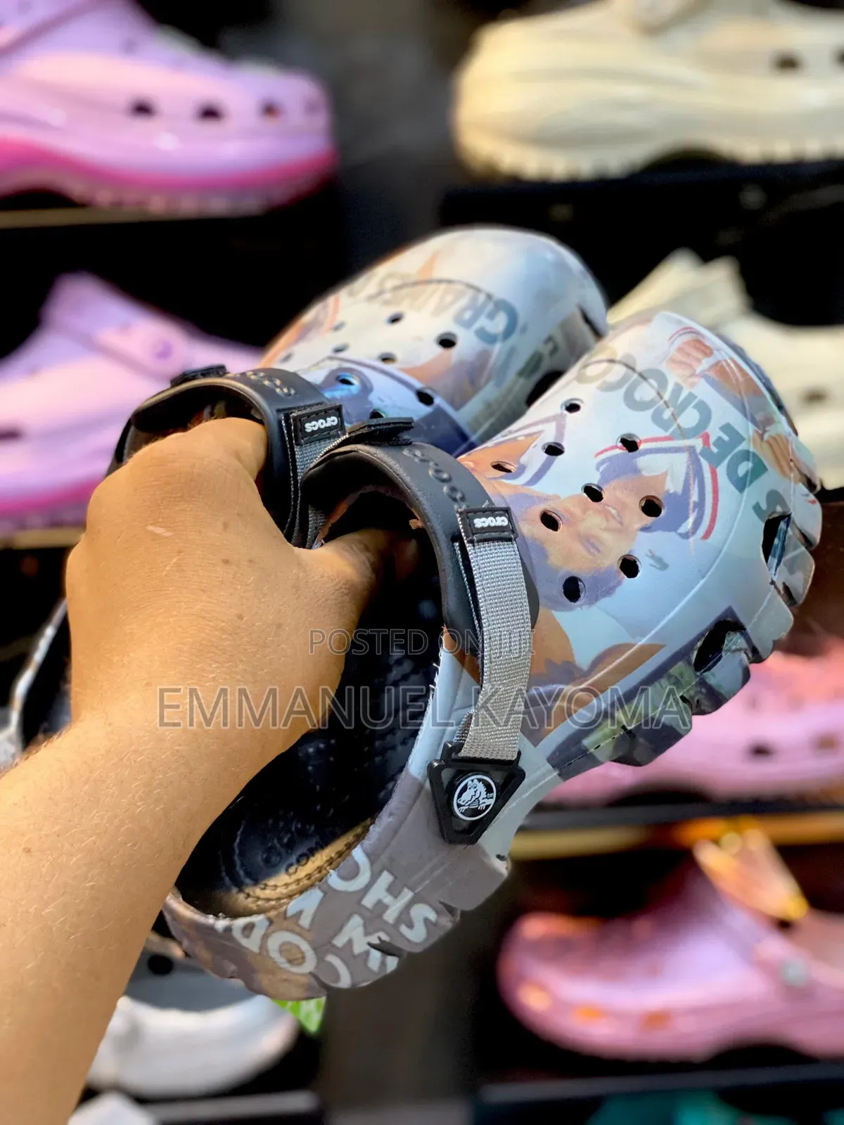Crocs Band Vintage Print