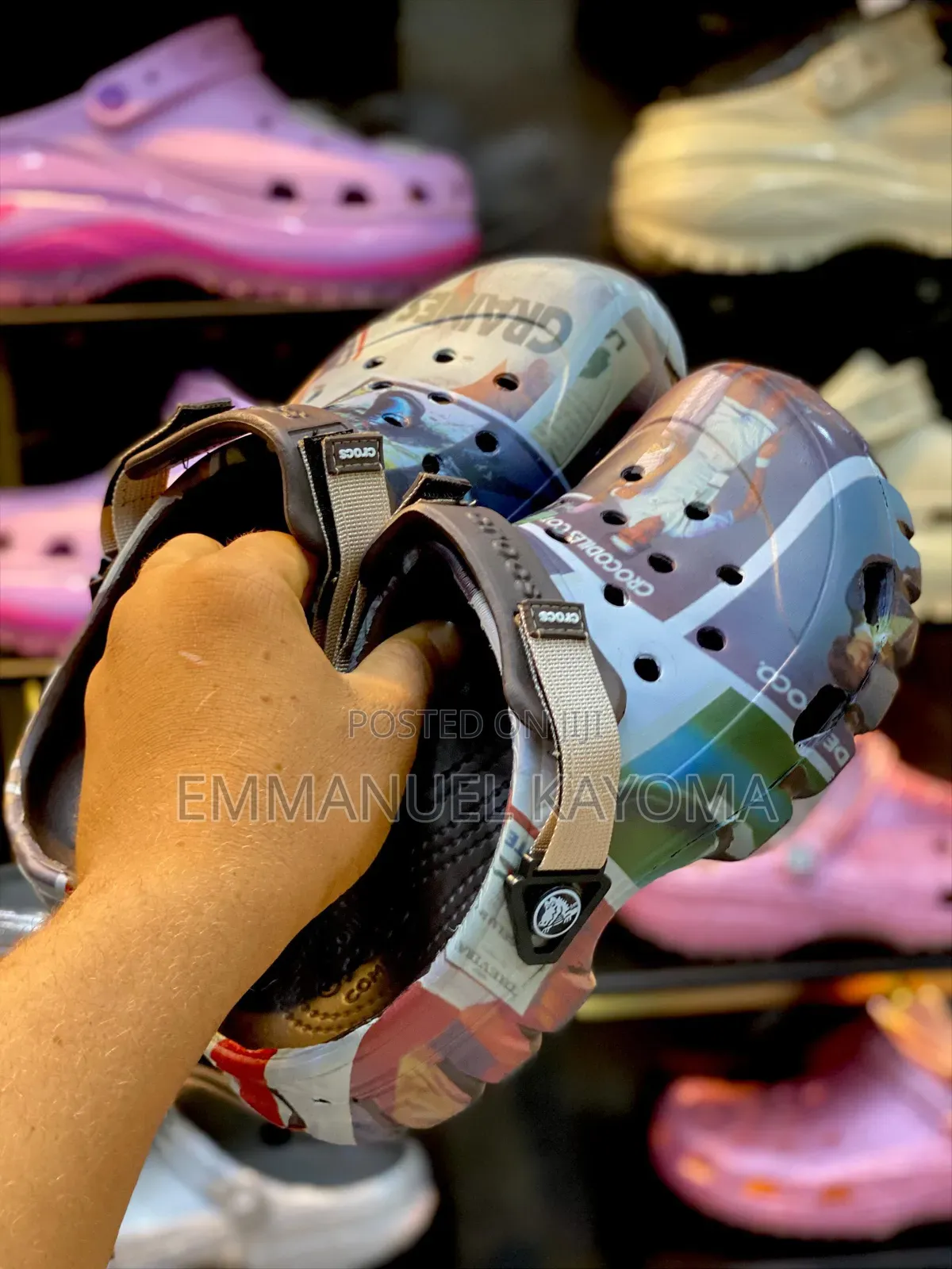 Crocs Band Vintage Print