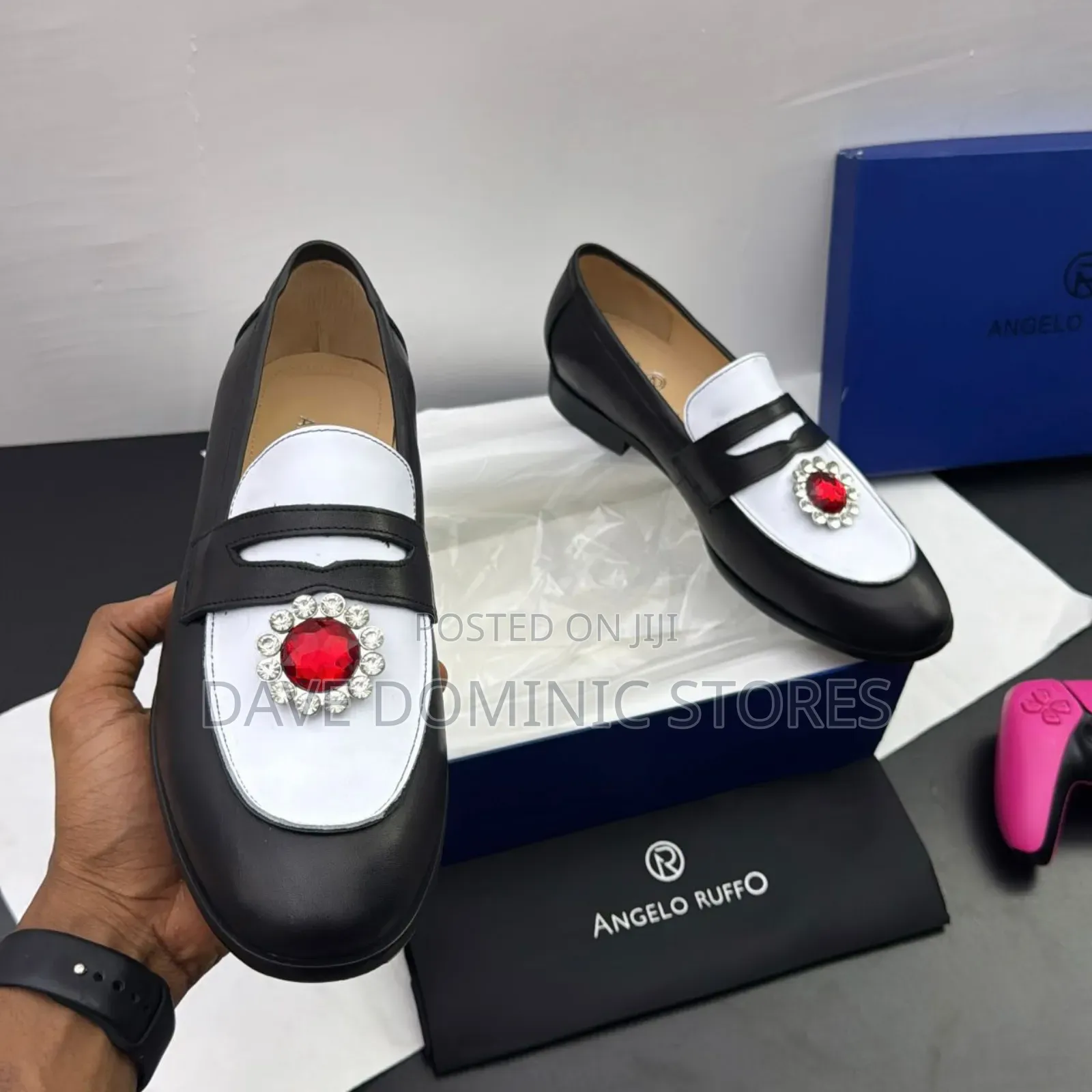 Angelo Ruffo Cooperate Shoe With Gem Stone