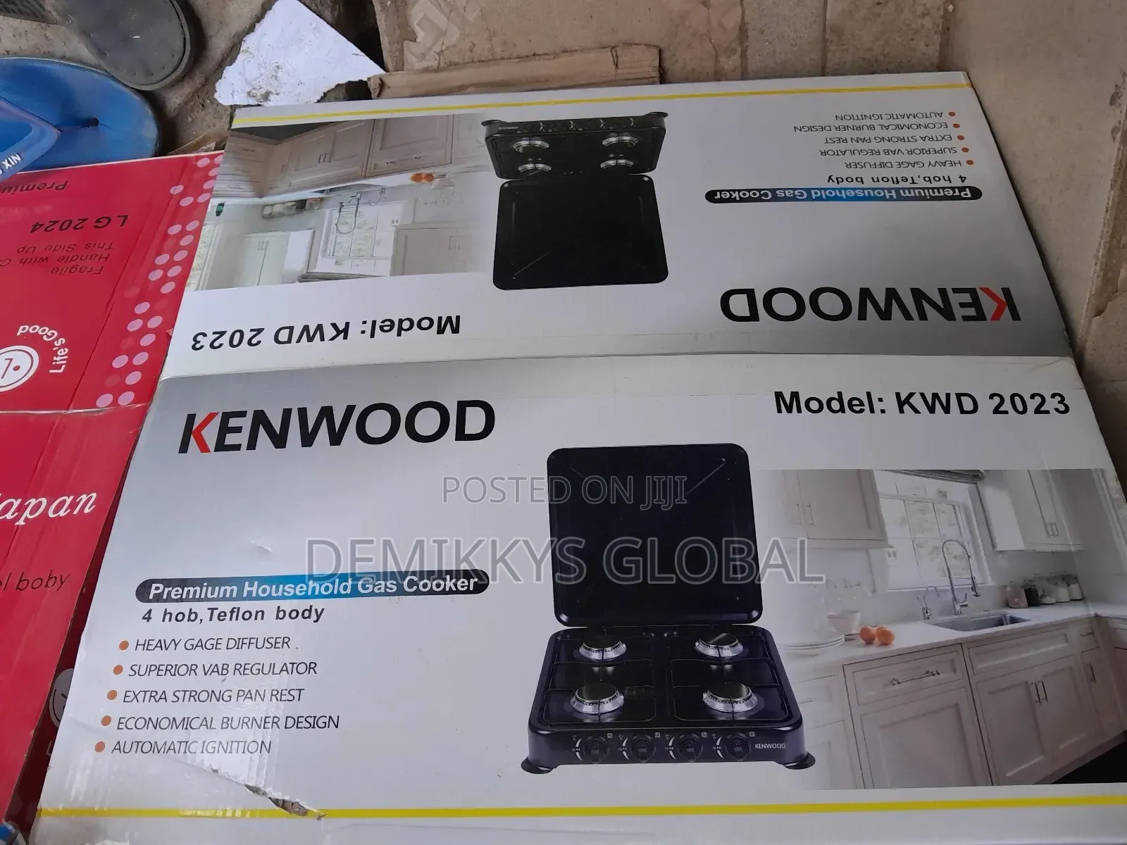 Kenwood Gas Cooker 4 Burner
