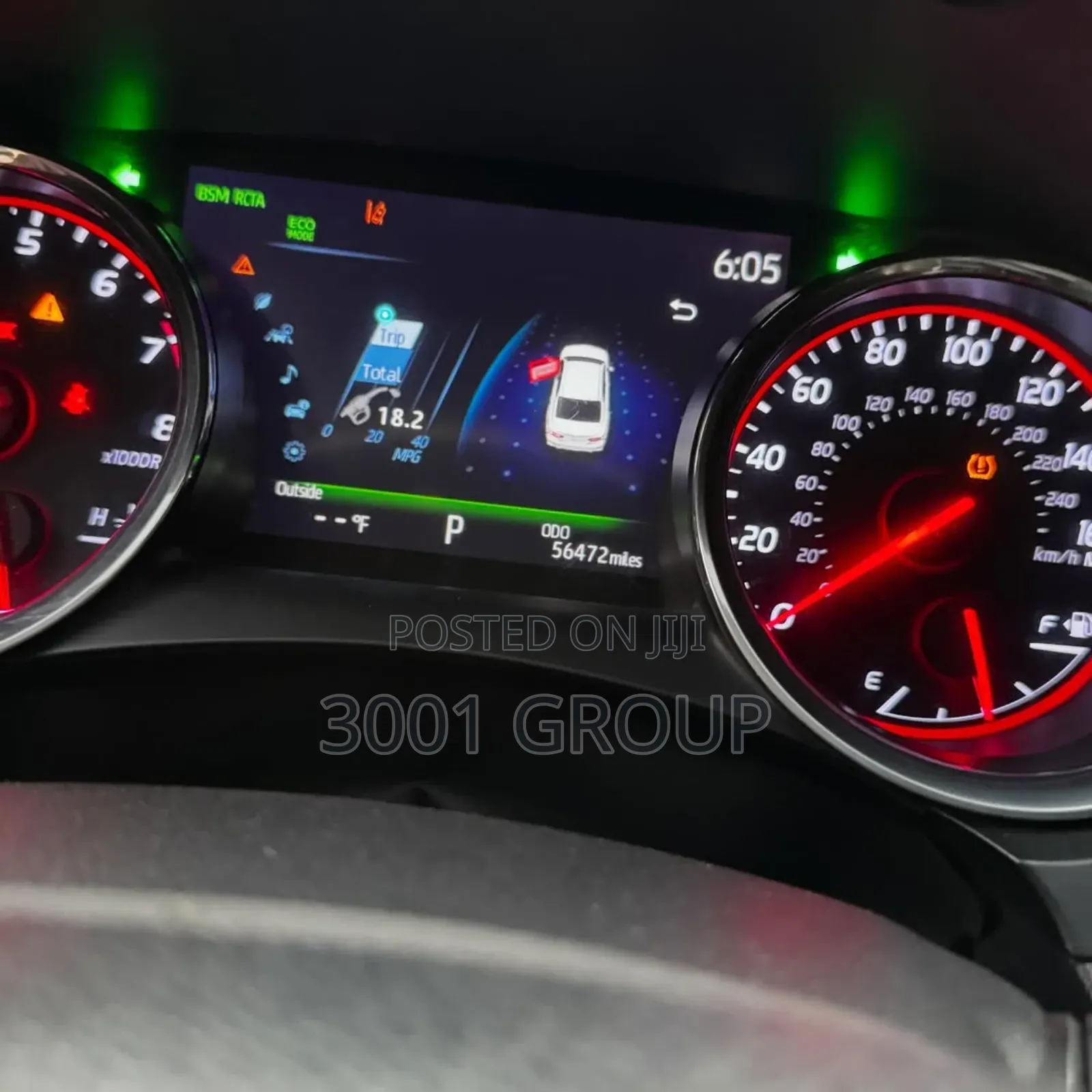 Toyota Camry XSE (2.5L 4cyl 8A) 2019 Black