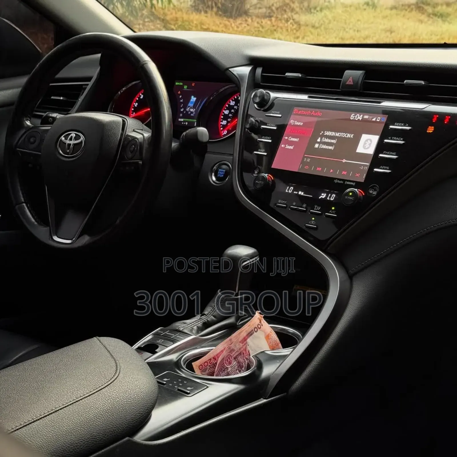 Toyota Camry XSE (2.5L 4cyl 8A) 2019 Black