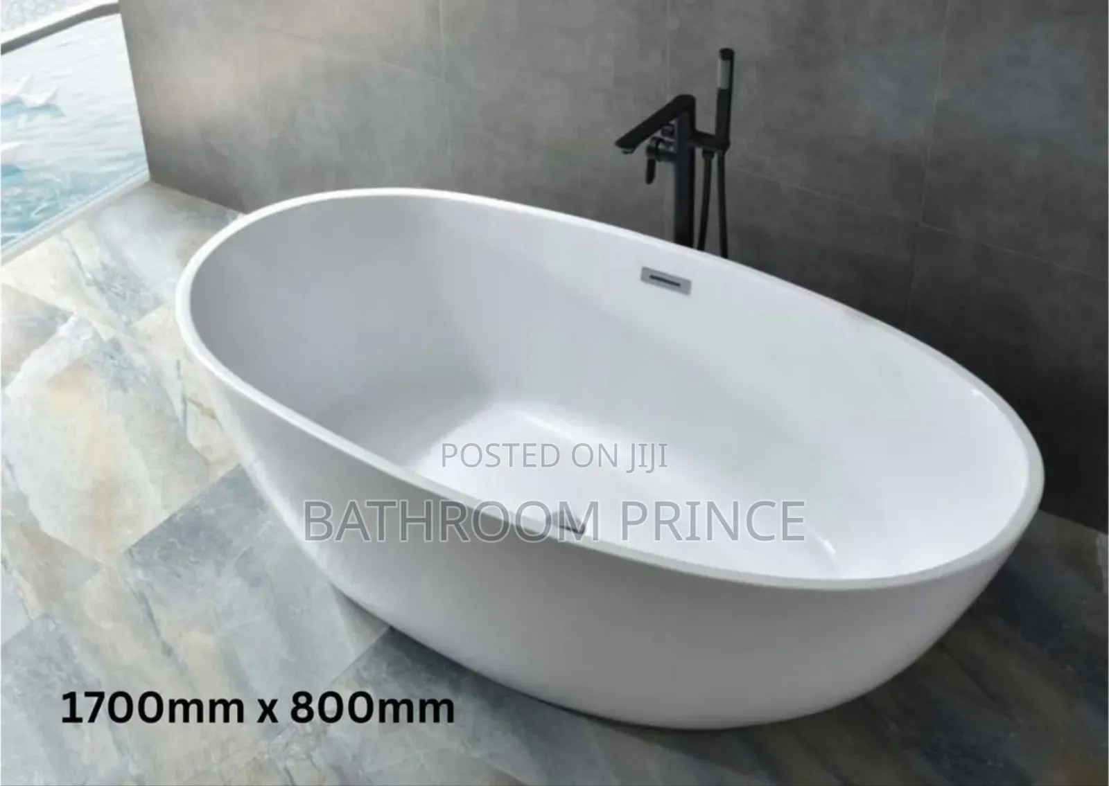 Uk Oval Shape Freestand Acrylic Bathtub
