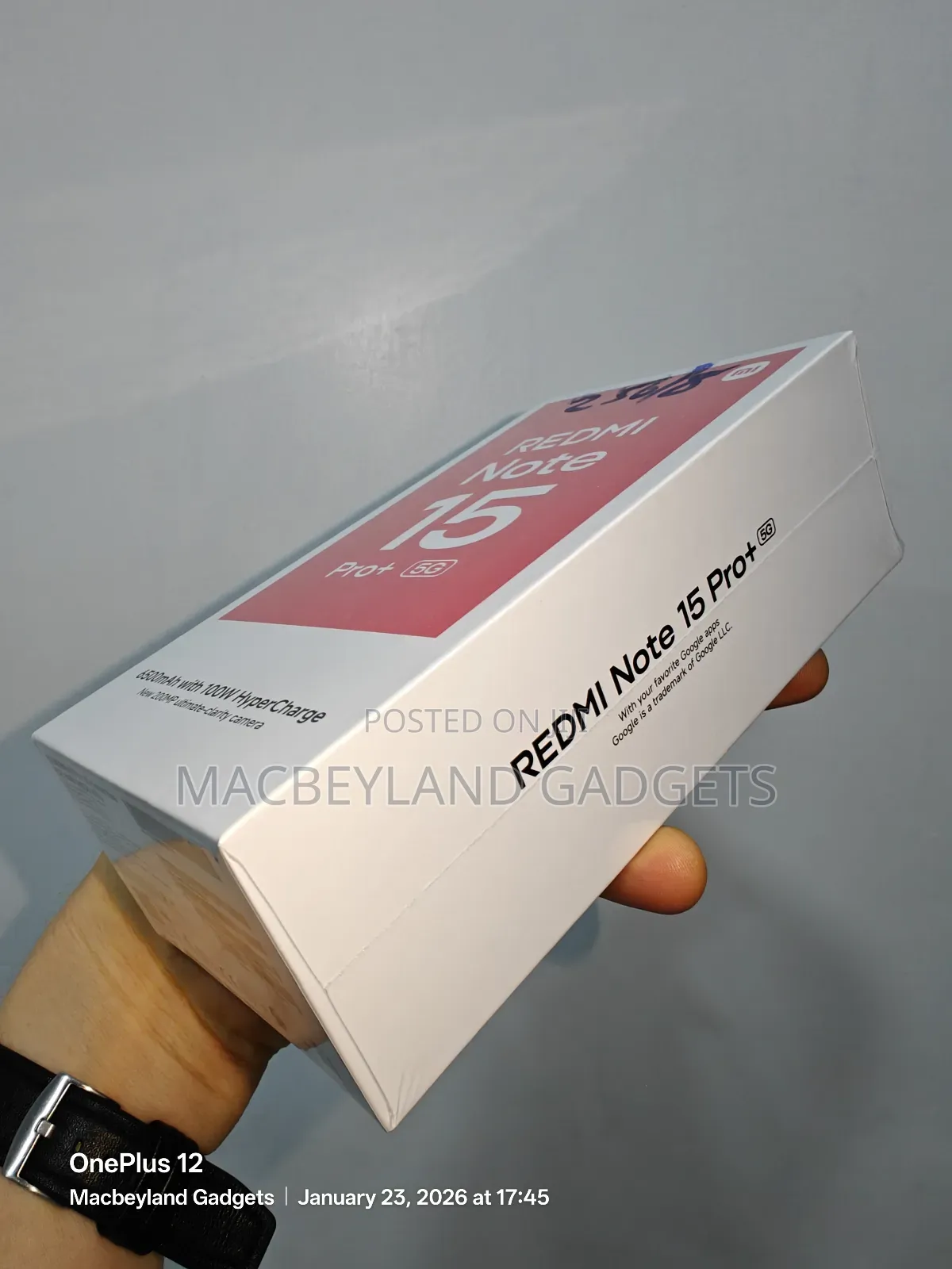 New Xiaomi Redmi Note 15 Pro+ 256 GB Blue
