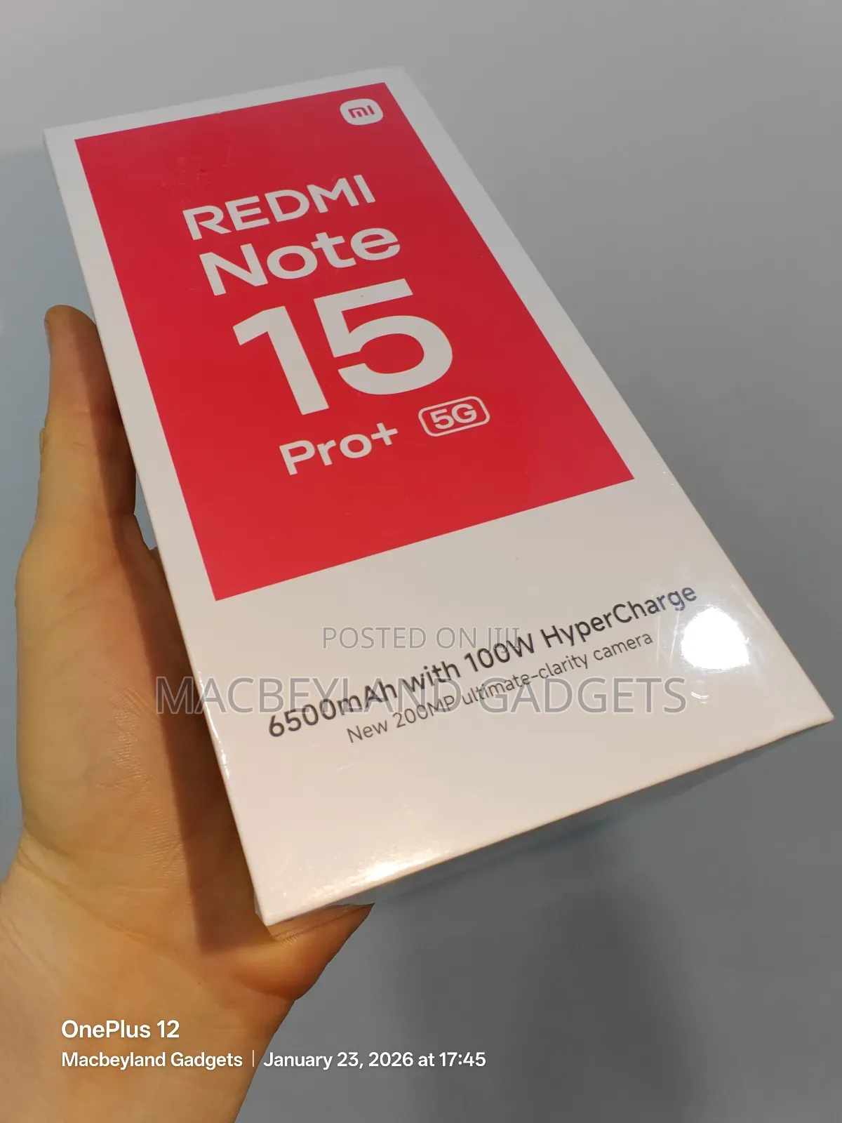 New Xiaomi Redmi Note 15 Pro+ 512 GB Black
