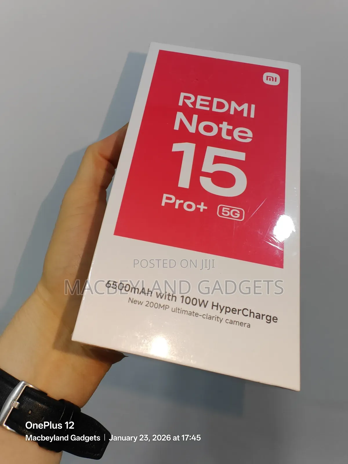 New Xiaomi Redmi Note 15 Pro+ 512 GB Black