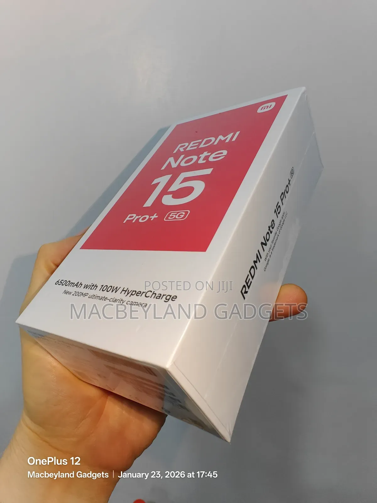 New Xiaomi Redmi Note 15 Pro+ 512 GB Black