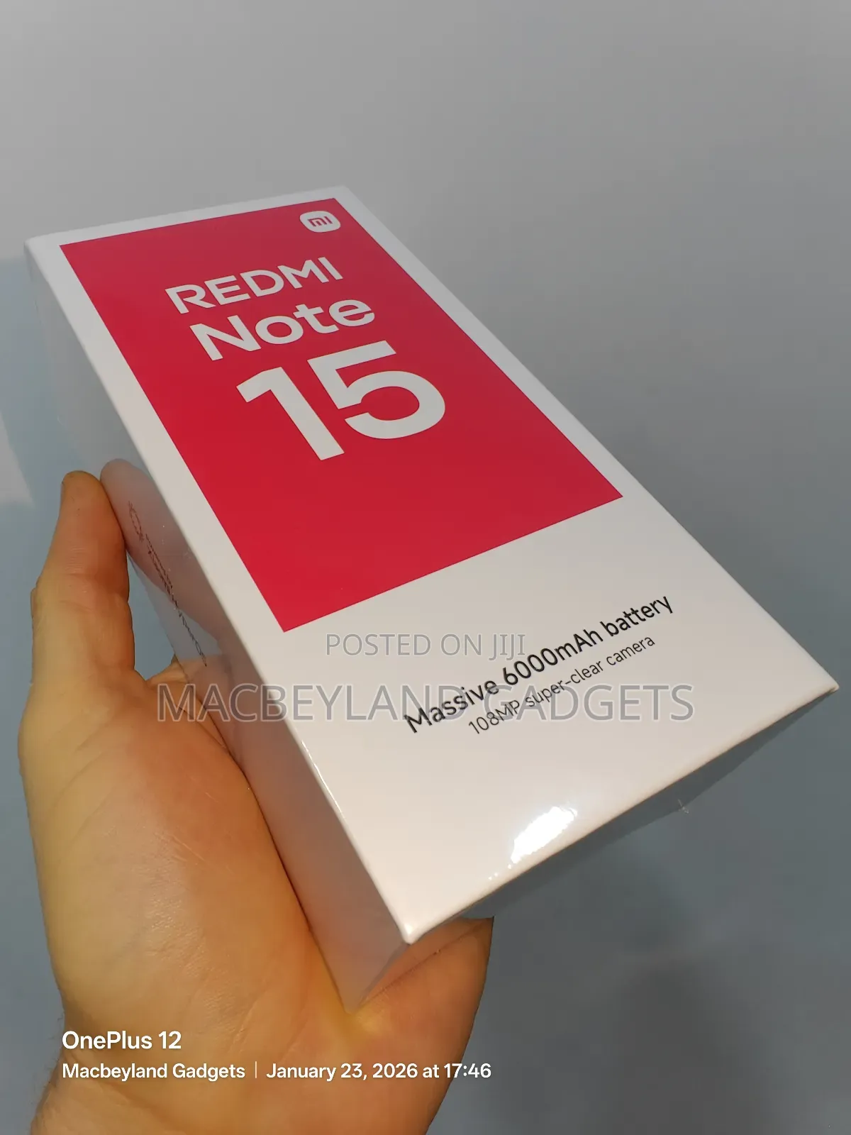 New Xiaomi Redmi Note 15 256 GB Black