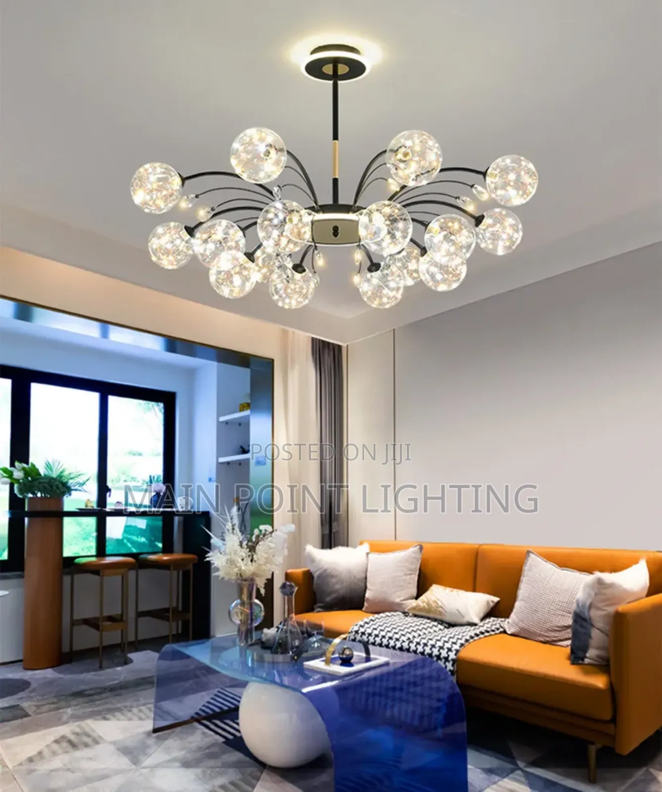 16 Hand Glass Chandelier