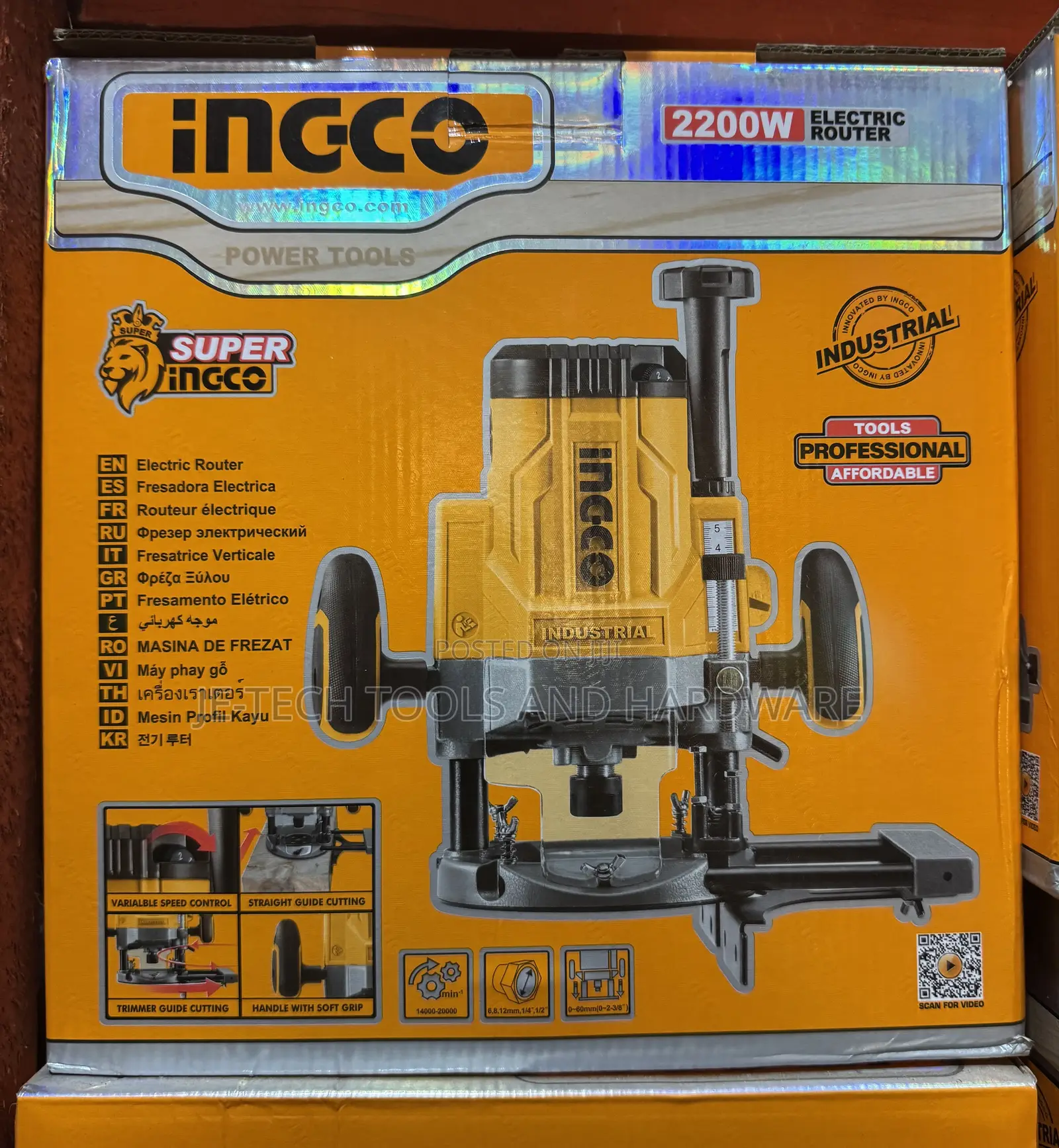 Ingco 2200w Electric Router